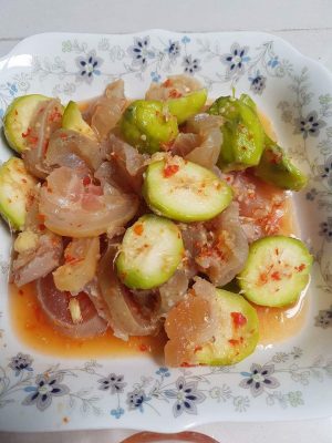 gân cuộn ngâm cóc