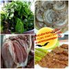 bò cuộn rau rừng
