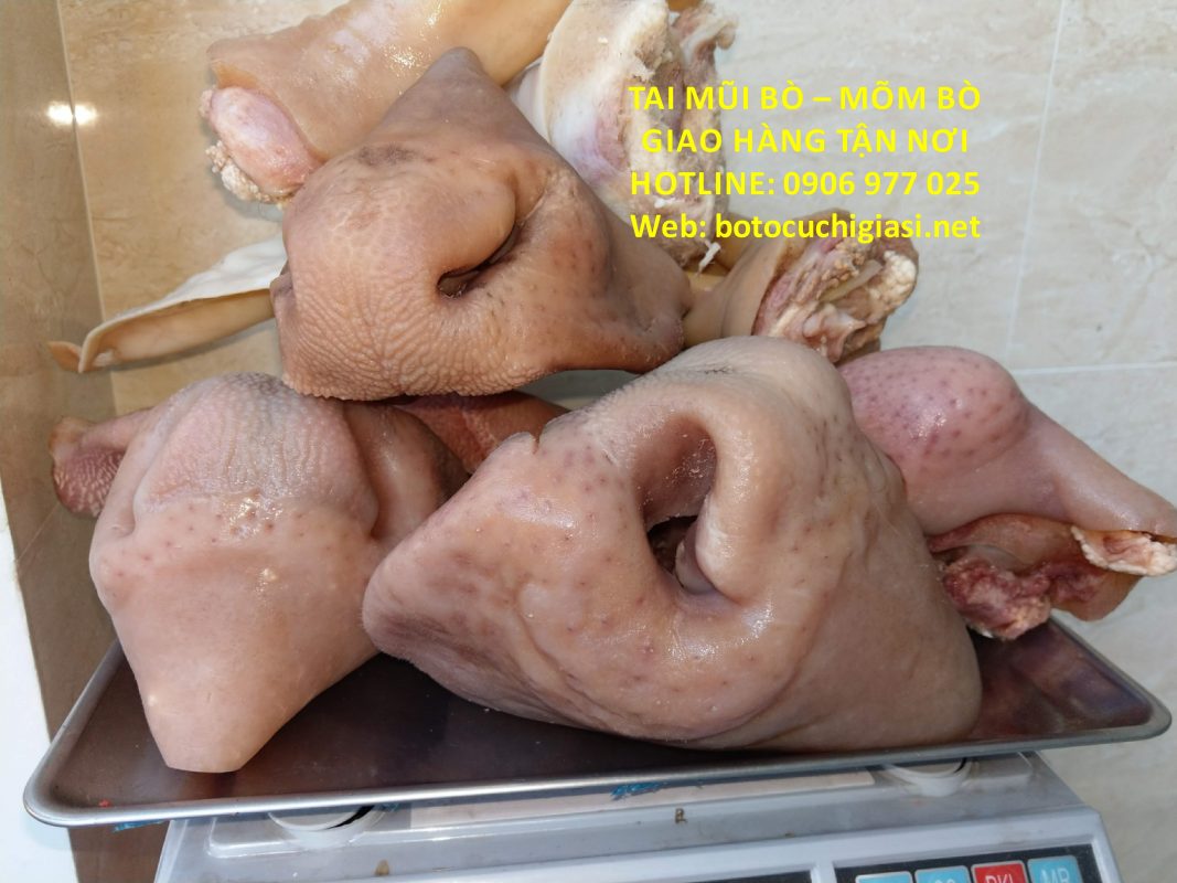 mép bò chấm mắm ruốc