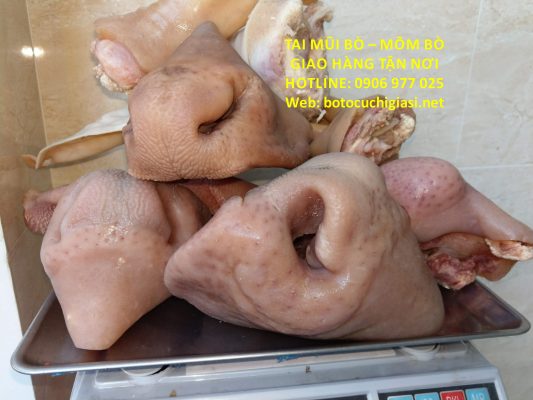 mép bò chấm mắm ruốc